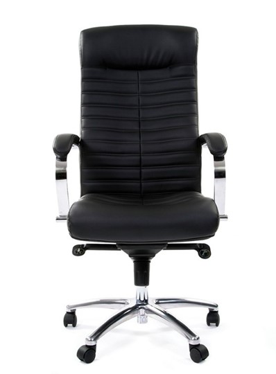 Кресло компьютерное CHAIRMAN 480 экожа черная в Перми - изображение 1