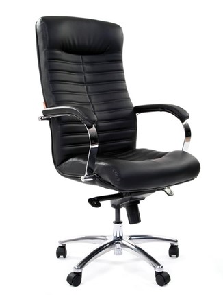 Кресло компьютерное CHAIRMAN 480 экожа черная в Перми - изображение