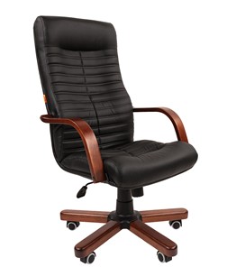 Кресло компьютерное CHAIRMAN 480 WD, экокожа, цвет черный в Березниках