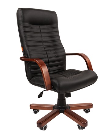 Кресло компьютерное CHAIRMAN 480 WD, экокожа, цвет черный в Перми - изображение