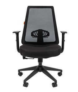 Кресло компьютерное CHAIRMAN 535 LT Сетчатый акрил черный / Полиэстер черный в Перми - предосмотр 1