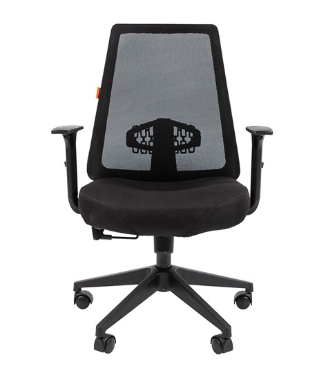 Кресло компьютерное CHAIRMAN 535 LT Сетчатый акрил черный / Полиэстер черный в Перми - изображение 1