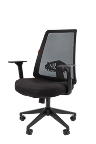 Кресло компьютерное CHAIRMAN 535 LT Сетчатый акрил черный / Полиэстер черный в Перми - предосмотр 3