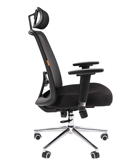 Офисное кресло CHAIRMAN 535 LUX сетчатый акрил черный / полиэстер черный в Перми - изображение 2