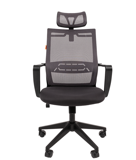Офисное кресло CHAIRMAN 545 сетка/ткань серый в Перми - изображение 3