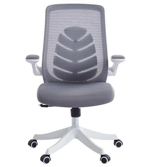 Кресло CHAIRMAN 565, сетчатый акрил серый / полиэстер серый в Перми - изображение 1