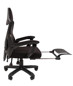 Кресло офисное CHAIRMAN 571 с подставкой для ног , Сетчатый акрил черный / Полиэстер черный в Перми - предосмотр 3