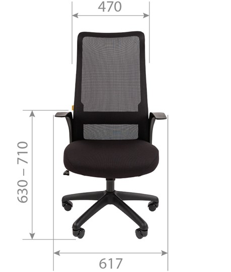Компьютерное кресло CHAIRMAN 573, черное в Перми - изображение 7