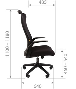 Компьютерное кресло CHAIRMAN 573, черное в Перми - предосмотр 8