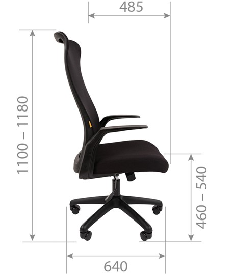 Компьютерное кресло CHAIRMAN 573, черное в Перми - изображение 8