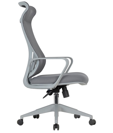 Кресло CHAIRMAN 577, сетчатый акрил серый / полиэстер серый в Перми - изображение 1