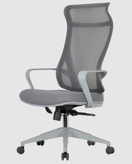 Кресло CHAIRMAN 577, сетчатый акрил серый / полиэстер серый в Перми - изображение 3