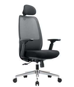 Кресло компьютерное CHAIRMAN 581 Сетчатый акрил черный / Полиэстер черный в Перми - предосмотр