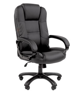 Офисное кресло CHAIRMAN 600 экокожа черная в Перми - предосмотр