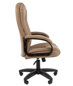 Офисное кресло CHAIRMAN 600 LT экокожа бежевая в Перми - предосмотр 2
