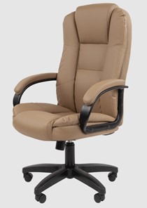 Офисное кресло CHAIRMAN 600 LT экокожа бежевая в Перми - предосмотр 3