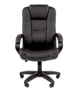 Офисное кресло CHAIRMAN 600 LT экокожа черная в Перми - предосмотр 1