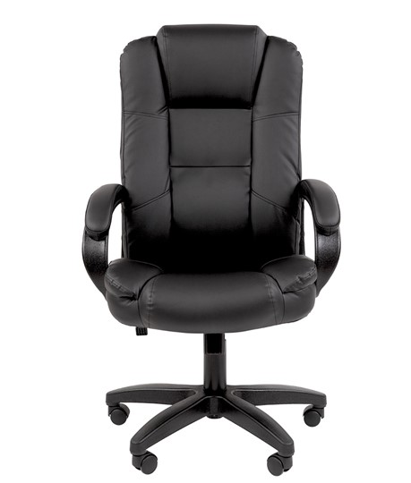 Офисное кресло CHAIRMAN 600 LT экокожа черная в Перми - изображение 1