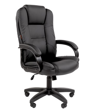 Офисное кресло CHAIRMAN 600 LT экокожа черная в Перми - изображение