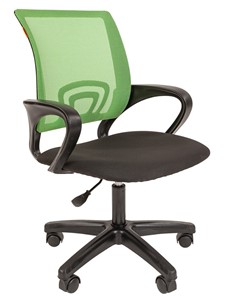 Компьютерное кресло CHAIRMAN 696 black LT, зеленое в Березниках