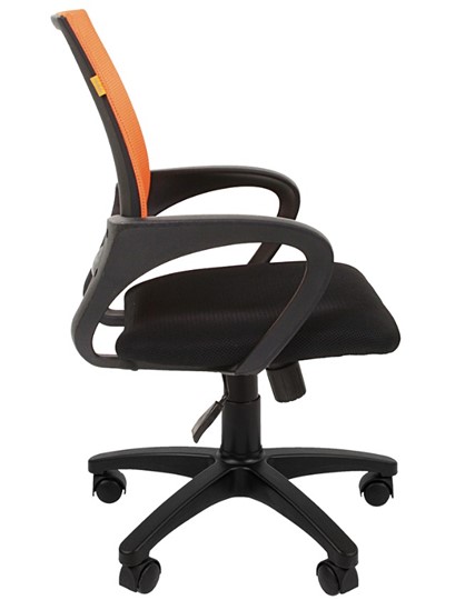 Кресло офисное CHAIRMAN 696 black Сетчатый акрил DW66 оранжевый в Соликамске - изображение 5