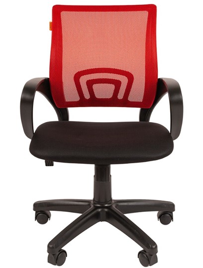 Кресло CHAIRMAN 696 black Сетчатый акрил DW69 красный в Березниках - изображение 4