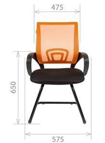 Компьютерное кресло CHAIRMAN 696V, TW-01, цвет черный в Перми - предосмотр 2