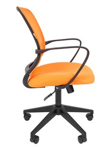 Офисное кресло CHAIRMAN 698 black TW, ткань, цвет оранжевый в Перми - предосмотр 2