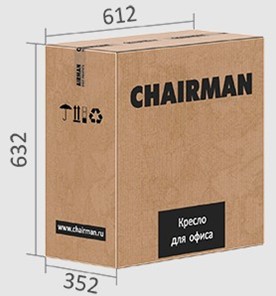 Кресло CHAIRMAN 698 black TW, ткань, цвет серый в Перми - предосмотр 3