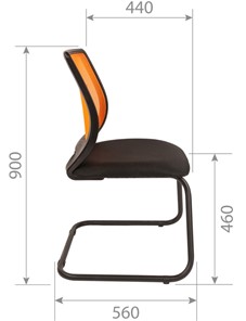 Офисное кресло CHAIRMAN 699V, цвет черный в Перми - предосмотр 2