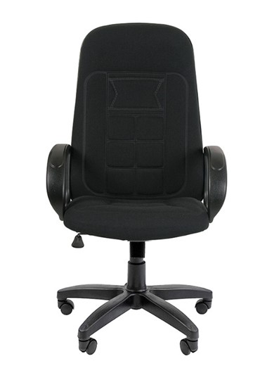 Кресло компьютерное CHAIRMAN 727 ткань ст., цвет черный в Перми - изображение 2