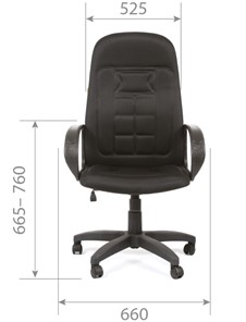 Офисное кресло CHAIRMAN 727 TW 11, цвет черный в Перми - предосмотр 4