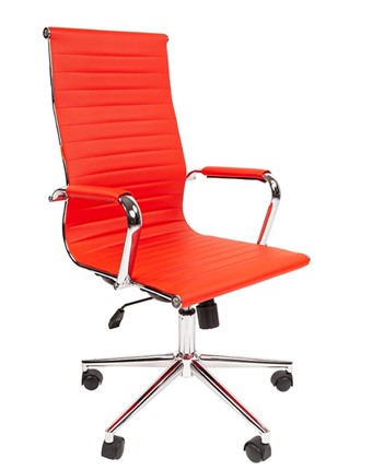 Офисное кресло CHAIRMAN 755, красное в Перми - изображение