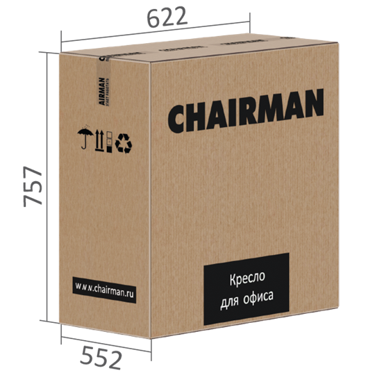 Кресло CHAIRMAN 919 черное в Перми - изображение 8