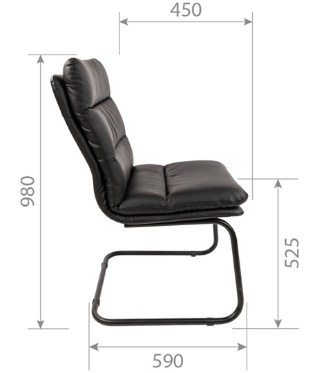 Компьютерное кресло CHAIRMAN 919V черное в Перми - изображение 6