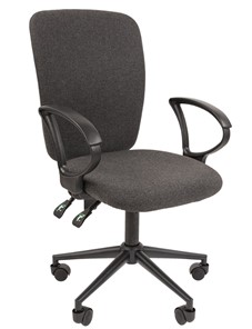 Офисное кресло CHAIRMAN 9801 BLACK, серое в Перми