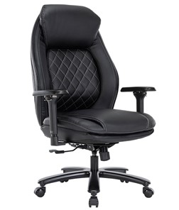Кресло для руководителя CHAIRMAN CH403, черный, эко кожа в Перми - предосмотр