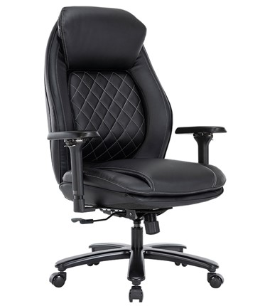 Кресло для руководителя CHAIRMAN CH403, черный, эко кожа в Перми - изображение