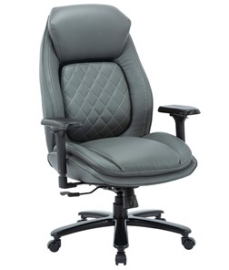 Офисное кресло CHAIRMAN CH403, серый, эко кожа в Перми - предосмотр