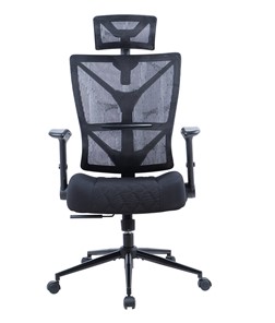 Кресло компьютерное CHAIRMAN CH566 сетчатый акрил черный / полиэстер черный в Перми - предосмотр 1
