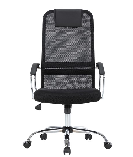 Кресло CHAIRMAN CH612 Сетчатый акрил / Ткань стандарт / Экокожа, черный в Перми - изображение 1