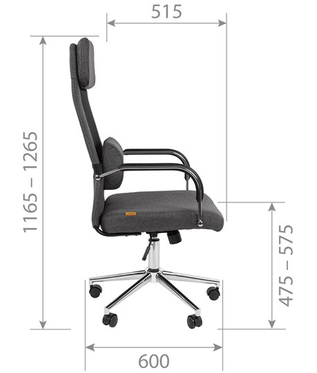 Офисное кресло CHAIRMAN CH620 светло-серый в Перми - изображение 2