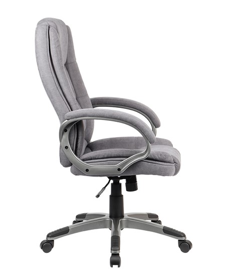 Компьютерное кресло CHAIRMAN CH667 велюр серый в Перми - изображение 2