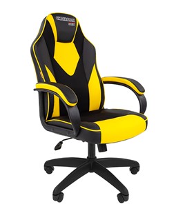 Кресло CHAIRMAN GAME 17, цвет черный /желтый в Перми - предосмотр