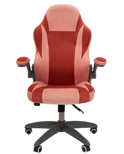 Компьютерное кресло CHAIRMAN Game 55 цвет TW розовый/бордо в Перми - изображение 1
