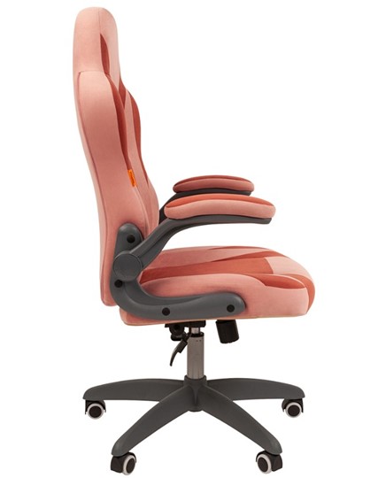Компьютерное кресло CHAIRMAN Game 55 цвет TW розовый/бордо в Перми - изображение 2