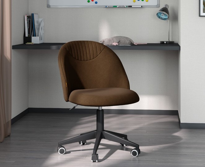 Кресло офисное CHAIRMAN HOME 119, коричневое в Перми - изображение 5