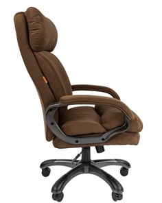 Кресло компьютерное CHAIRMAN HOME 505, велюр коричневое в Перми - предосмотр 4