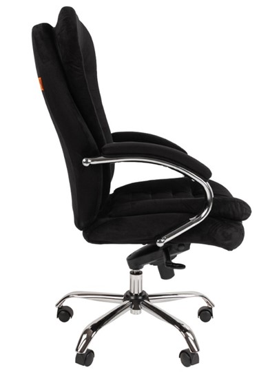 Офисное кресло CHAIRMAN HOME 795, велюр черный в Перми - изображение 4