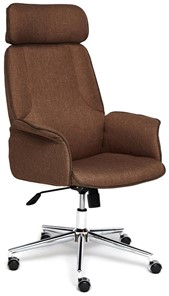 Кресло компьютерное CHARM ткань, коричневый/коричневый , F25/ЗМ7-147 арт.13340 в Перми - предосмотр